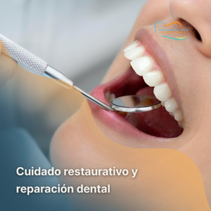Close-up of a patient receiving tooth-colored composite resin restoration at Brilla Dental Group in Santa Maria.
